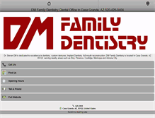Tablet Screenshot of casagrandedentistry.com